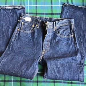 Newish Levi’s 501 Jeans Dark Finish